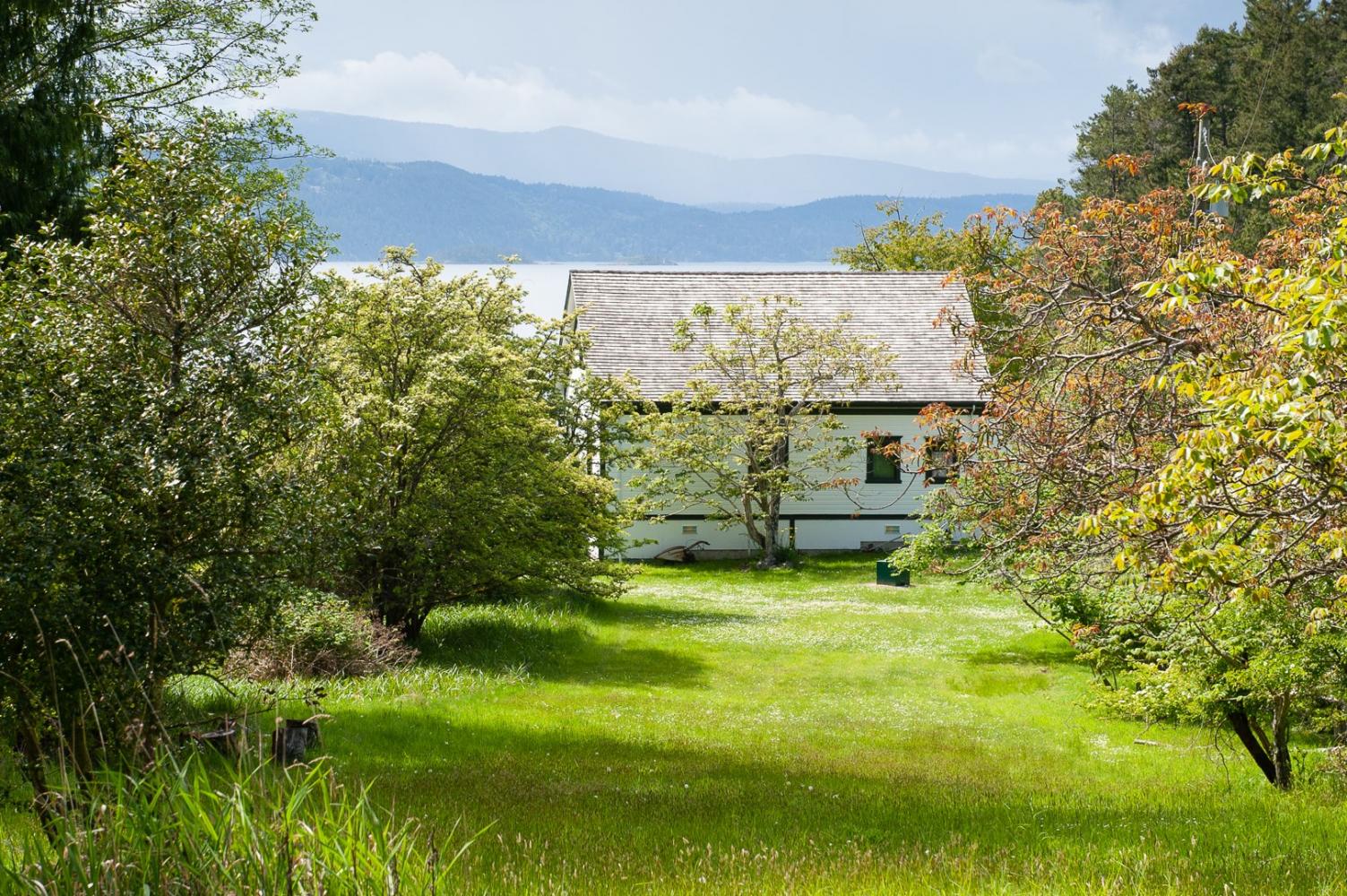 Roesland with view Pender Islands Museum