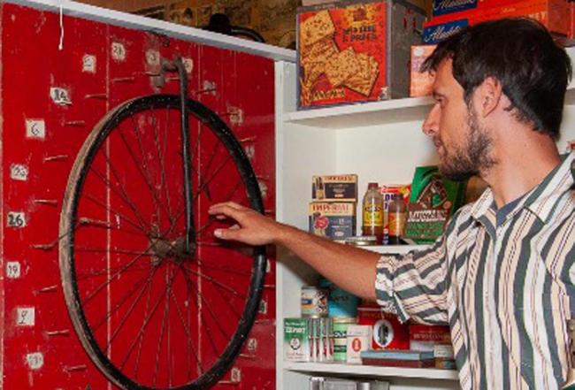 wheel of fortune at Pender Islands Museum artifacts