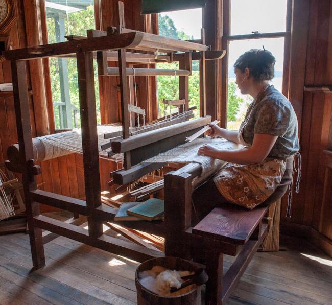 Antique Loom Pender Island Museum artifact